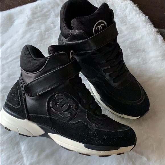 N/A Shoes - Black high top sneakers